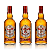Kit 3 Chivas Regal Whisky 12 Anos Escocês 750ml Orig