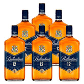 6 Unidades Whisky Escocês Ballantines 12 Anos 1l